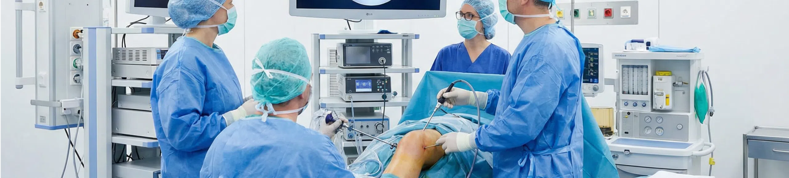 Chirurgie arthroscopique du ligament croisé antérieur avec reconstruction du LCA sous contrôle vidéo