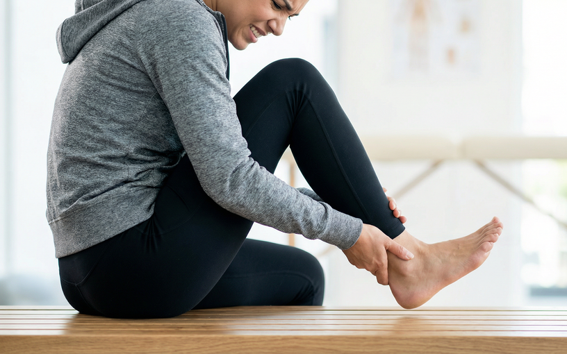 Douleur du tendon d’Achille avec sensibilité au niveau de la cheville
