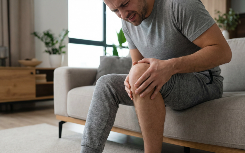 Douleur du genou liée à une lésion du ménisque avec douleur lancinante au mouvement
